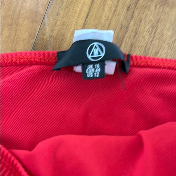 Missguided Red Ribbed Bikini Set - Picture 6 of 7